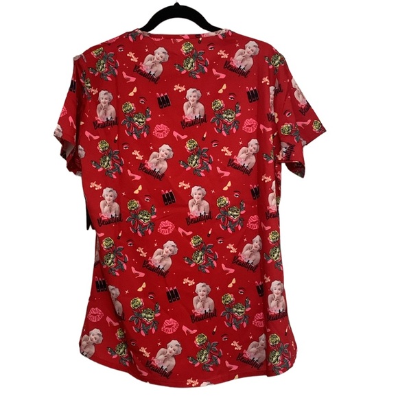 Marilyn Monroe Scrubs Top by mediChic - Picture 2 of 12